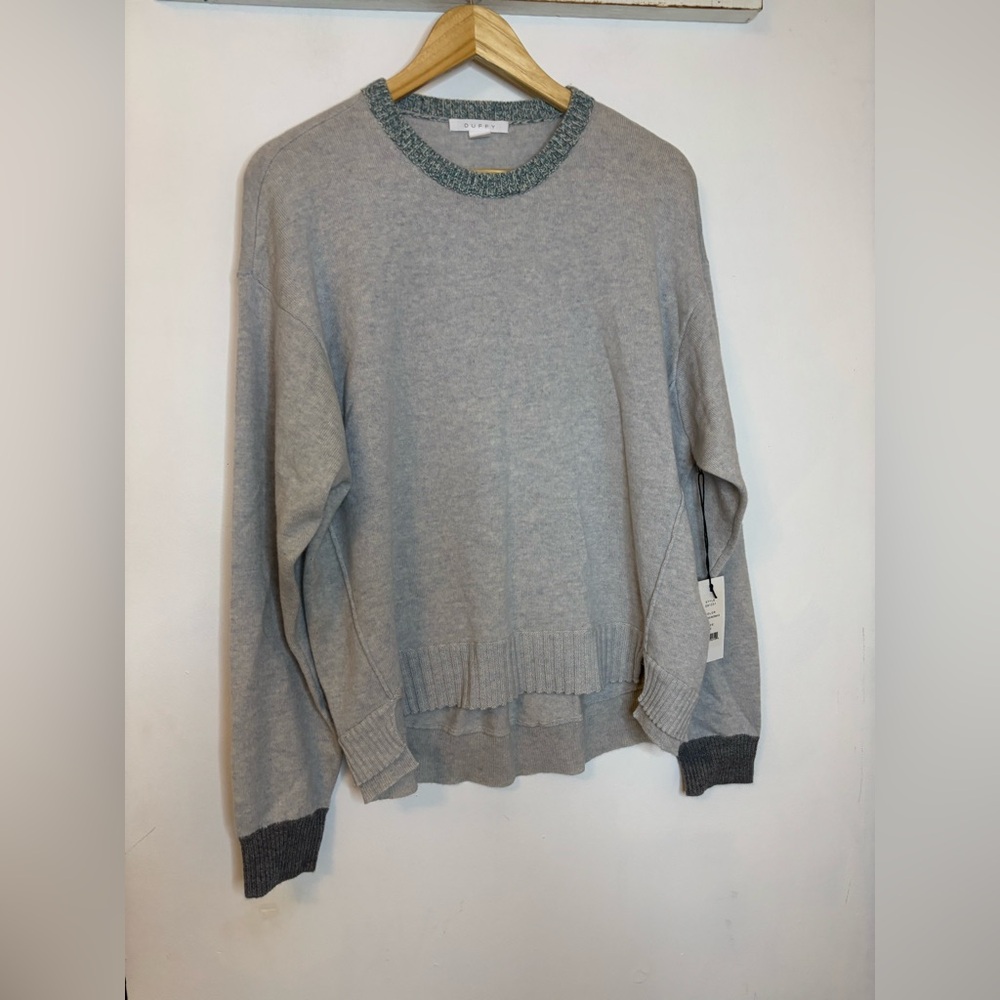 100% Cashmere Duffy Gray Mermaid Sweater.